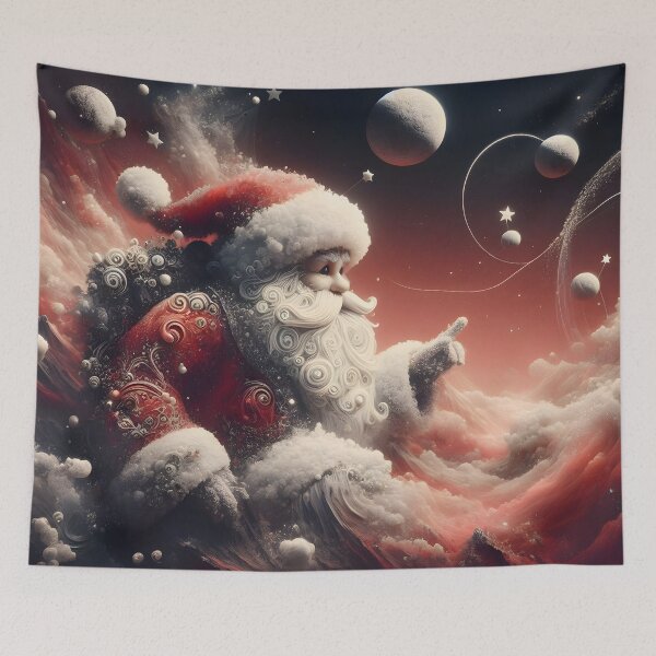 Item preview, Santa in space designed and sold by AI-Only Creations.