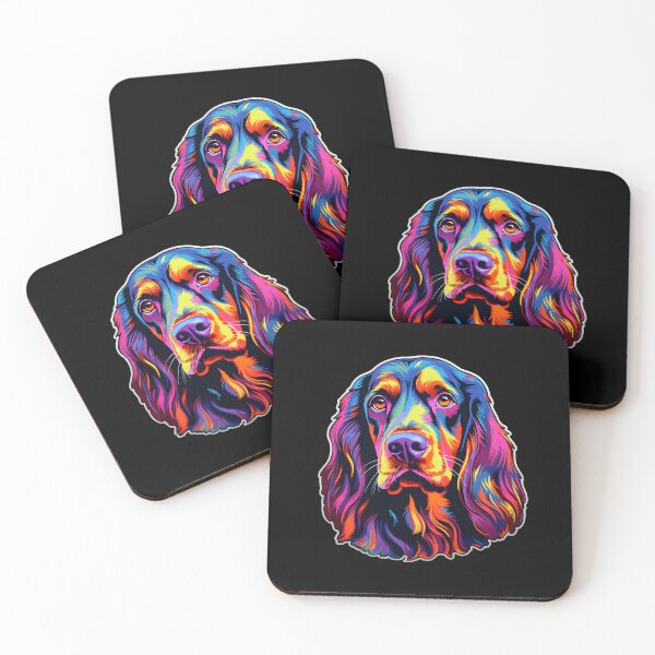 Item preview, Gordon Setter Neon Design designed and sold by CUTEDOGGIEZ.