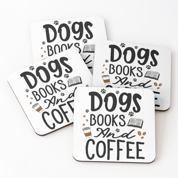 Item preview, Dog and coffee lover quote designed and sold by Dina Store.