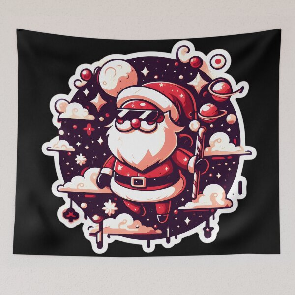 Item preview, Santa in space designed and sold by AI-Only Creations.