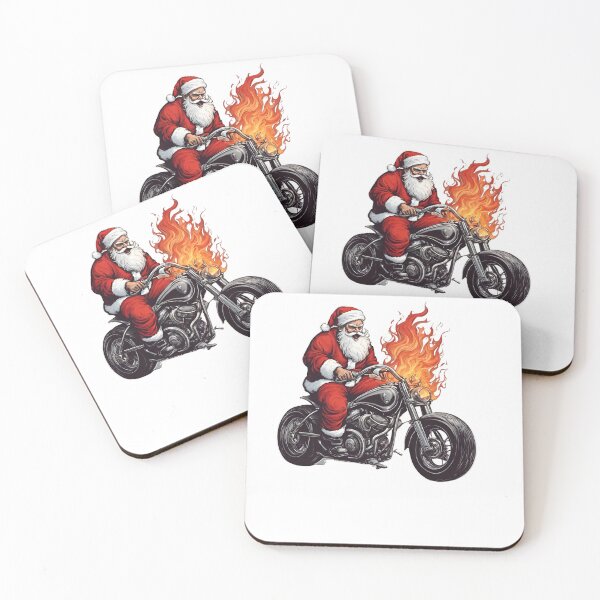 Item preview,  Santa on a chopper on fire designed and sold by PGgadgetsSHOP.