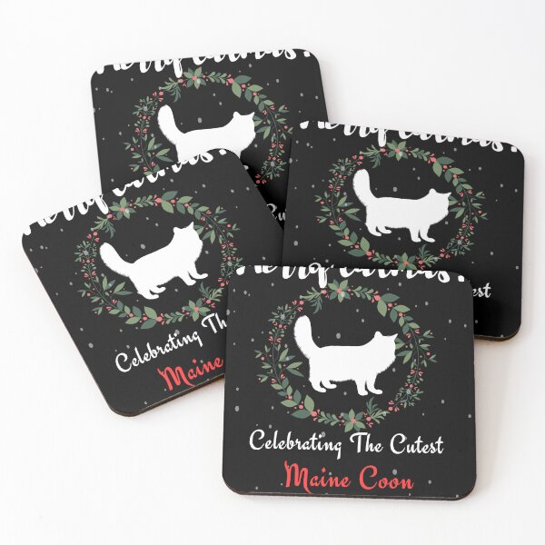 Item preview, Merry Catmas ! Celebrating the Cutest Maine Coon In town  designed and sold by Smix Pixels.