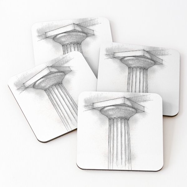 Item preview, column and capital of the Doric order designed and sold by Matteo Nigro.