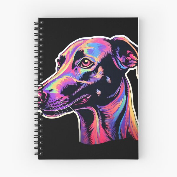 Aperçu de l'œuvre Greyhound Neon Design créée et vendue par CUTEDOGGIEZ.