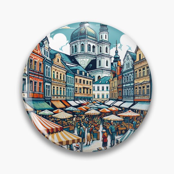 Item preview, Lively street market designed and sold by LongIslandDesgn.