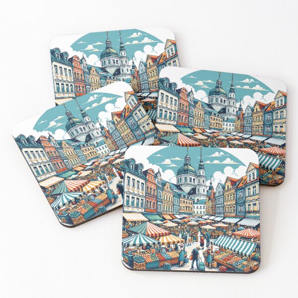 Item preview, Lively street market designed and sold by LongIslandDesgn.