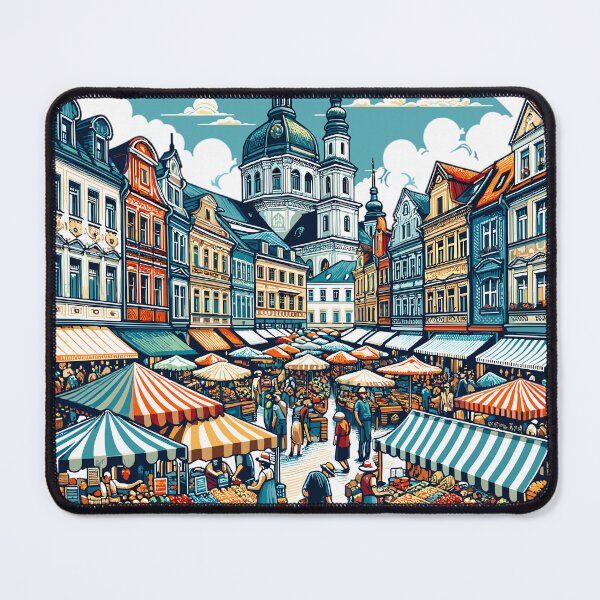 Item preview, Lively street market designed and sold by LongIslandDesgn.