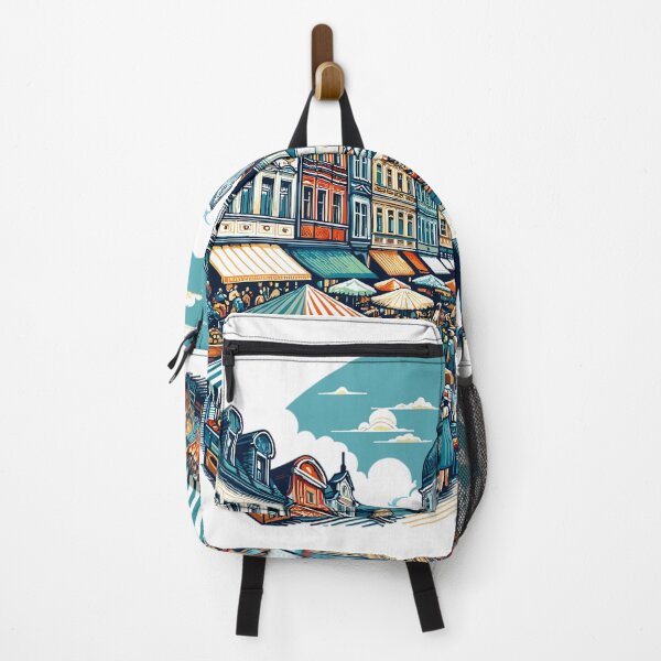 Item preview, Lively street market designed and sold by LongIslandDesgn.