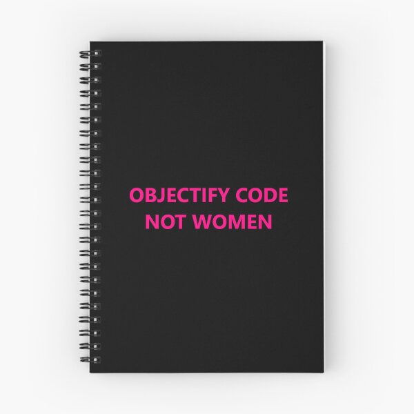 Item preview, Objectify Code, NOT Women (bright pink) designed and sold by Jeeb-Arts.