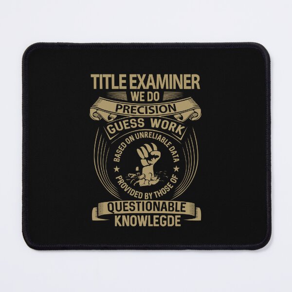 Item preview, Title Examiner - We Do Precision designed and sold by alphatinost.