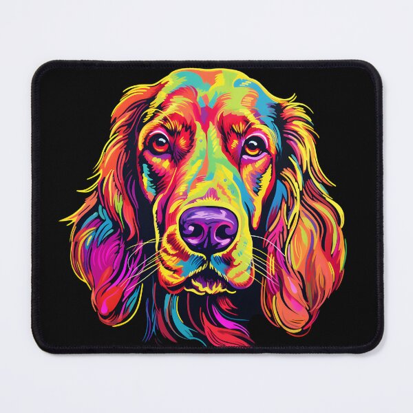 Item preview, Irish Setter Neon Design designed and sold by CUTEDOGGIEZ.