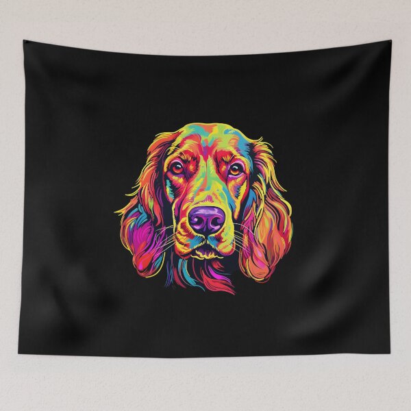 Item preview, Irish Setter Neon Design designed and sold by CUTEDOGGIEZ.