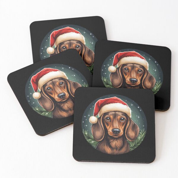 Item preview, Dachshund Christmas designed and sold by Soulskier.