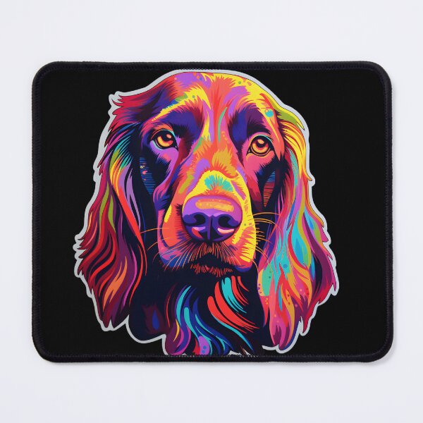 Item preview, Neon Irish Setter designed and sold by CUTEDOGGIEZ.