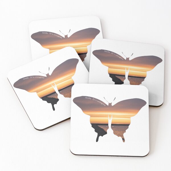 Item preview, Smile. It's contagious. Beautiful Butterfly photo. designed and sold by Aktio  Design.