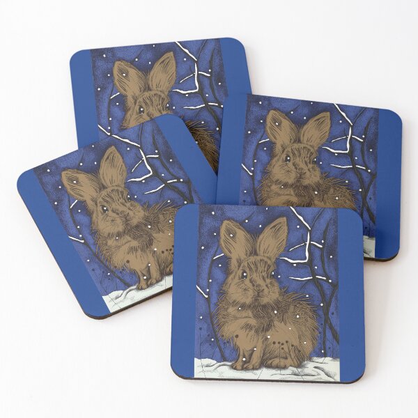 Item preview, Midnight Christmas Hare designed and sold by AnnieHines.