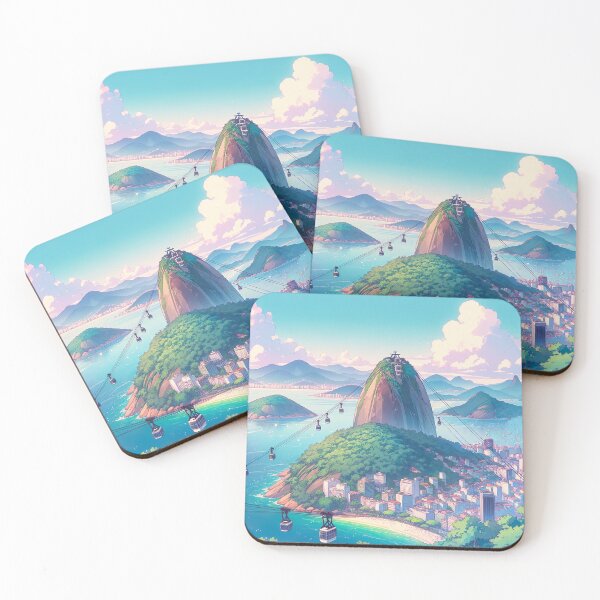 Item preview, Sugar Loaf in Rio de Janeiro Pão de Açúcar designed and sold by unrealartwork.