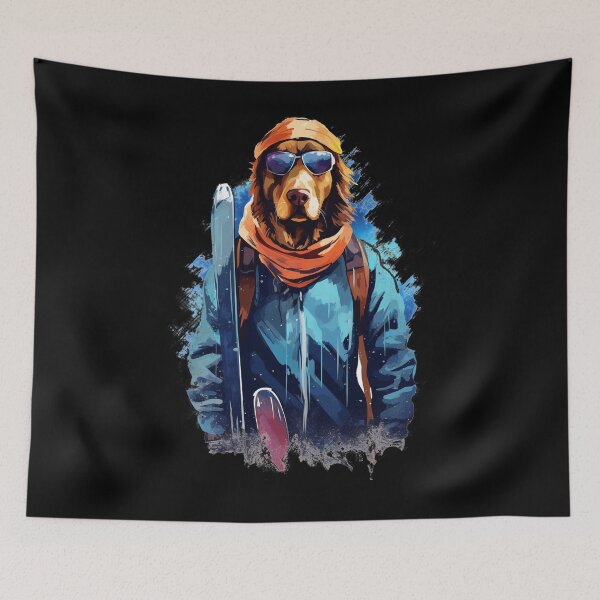 Item preview, Ski Dog in Ski Googles designed and sold by AnnaMDesign.