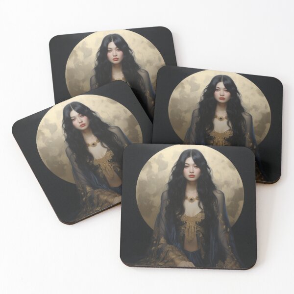 Item preview, A Woman & The Moon designed and sold by GildedWraith.