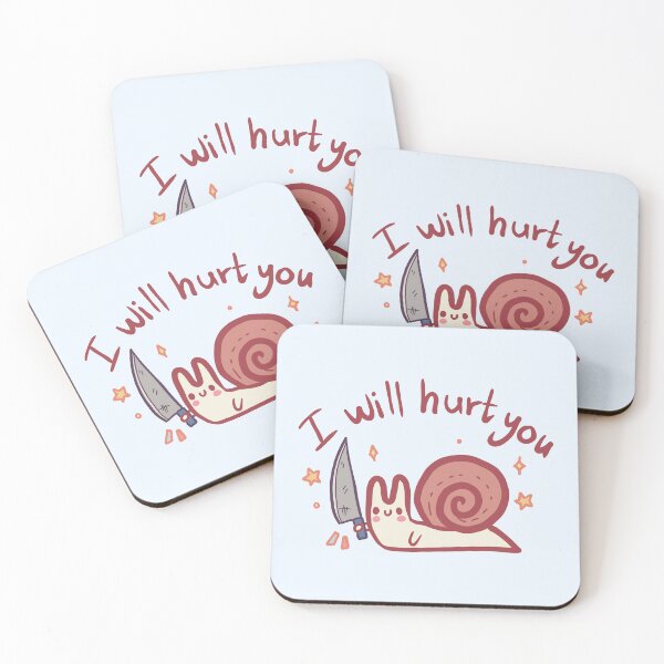 Item preview, I will hurt you snail  designed and sold by Mayarart.