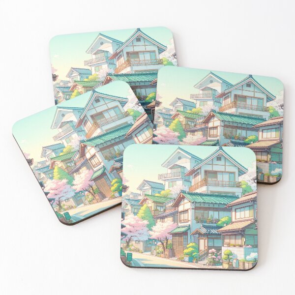 Item preview, Japanese Residential Street designed and sold by unrealartwork.