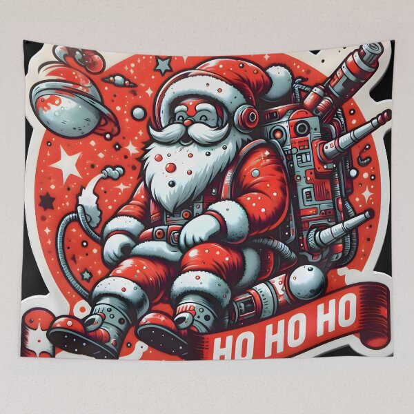 Item preview, Santa in space designed and sold by AI-Only Creations.