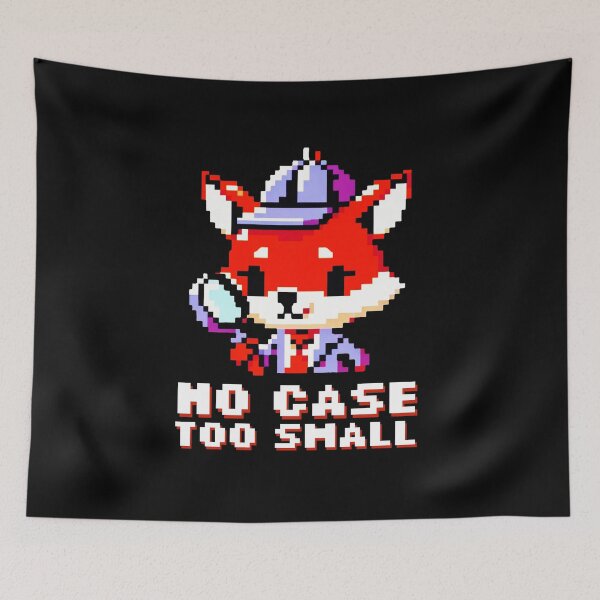Item preview, Detective Fox: 8-Bit No Case Too Small designed and sold by PixelPunkster.