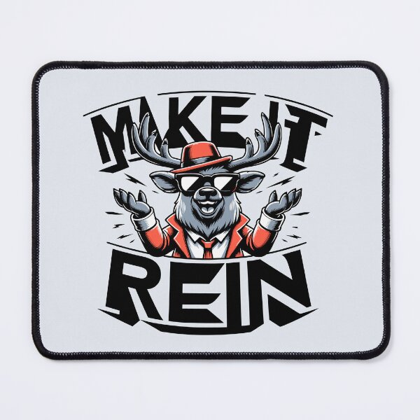 Item preview, Make it Rein - Gangsta Reindeer designed and sold by Bratak.