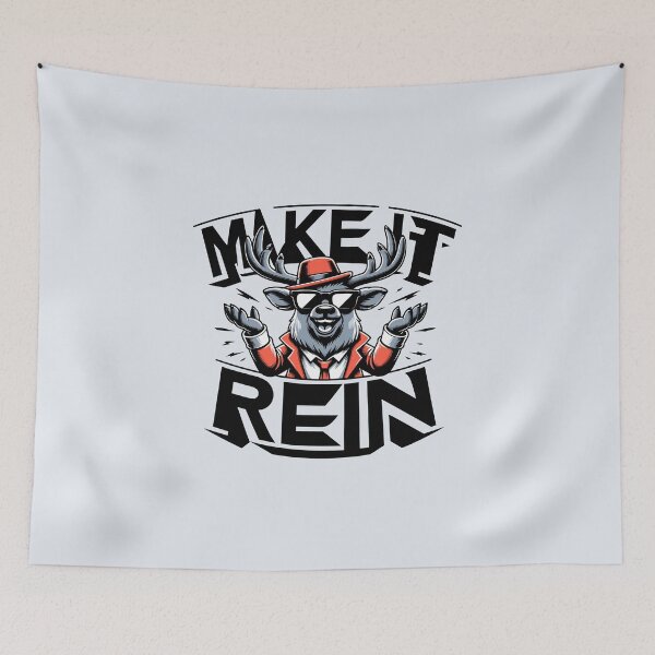 Item preview, Make it Rein - Gangsta Reindeer designed and sold by Bratak.