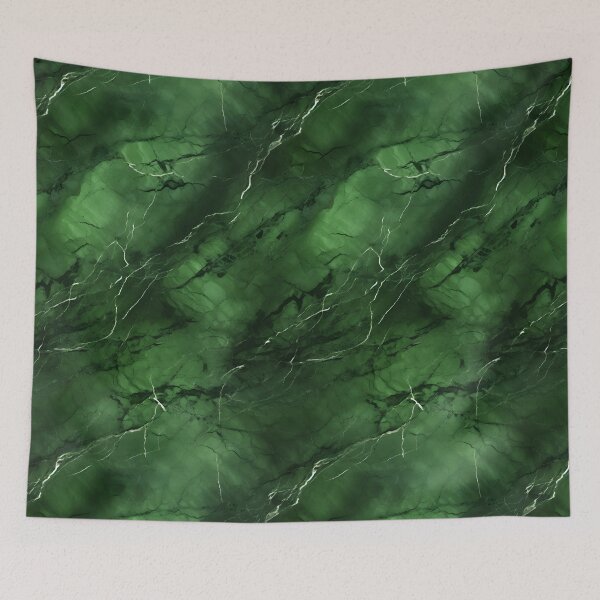 Item preview, Green and Silver Seamless Repeating Marble Tile Pattern designed and sold by PeteRascal.