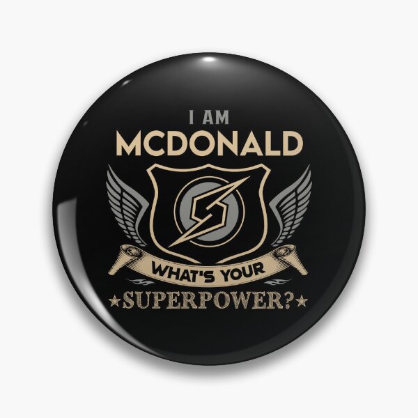 Item preview, Mcdonald Name - Mcdonald Superpower designed and sold by testreg1.