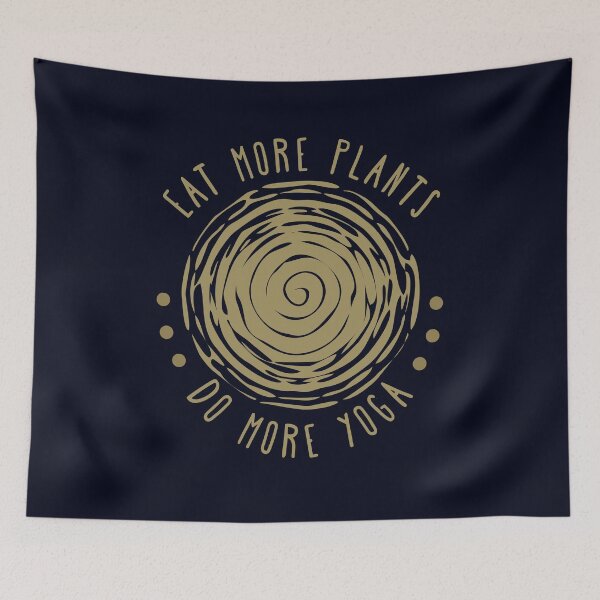 Item preview, Eat More Plants, Do More Yoga - Vegan Peaceful Living designed and sold by GreenSlate.