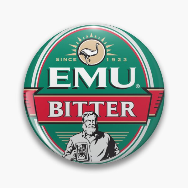 Item preview, emu bitter beer logo Local beer brewey logo designed and sold by CarlieStaub5.