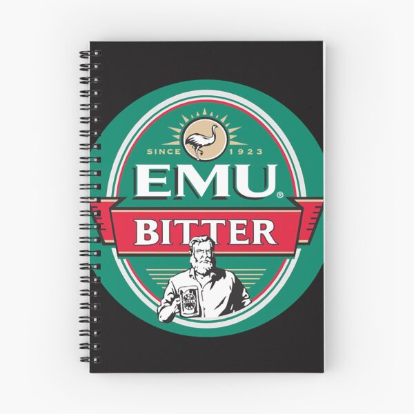 Item preview, emu bitter beer logo Local beer brewey logo designed and sold by CarlieStaub5.