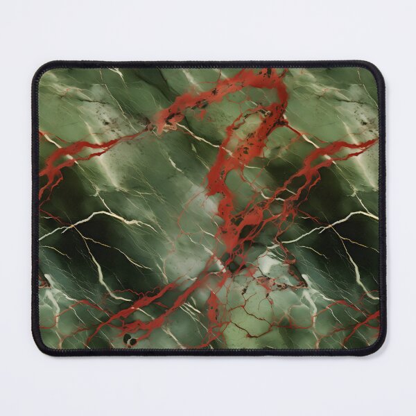 Item preview, Green, Red and Silver Seamless Repeating Marble Pattern designed and sold by PeteRascal.
