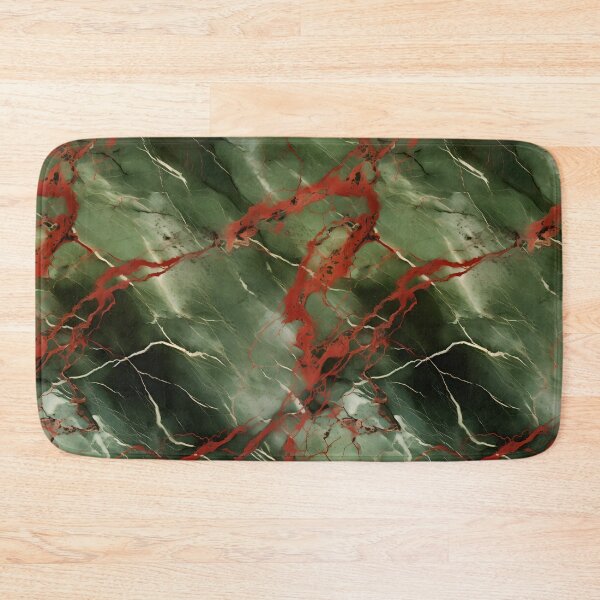 Item preview, Green, Red and Silver Seamless Repeating Marble Pattern designed and sold by PeteRascal.