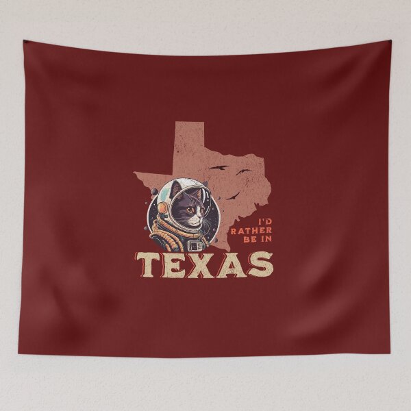 Item preview, Texas Cowboy Astronaut designed and sold by WanderQuestCo.