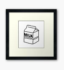 Milk Box Framed Print