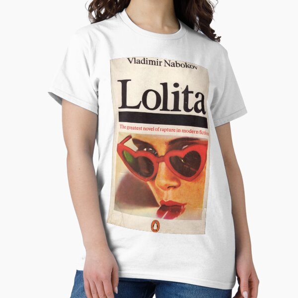 Women's T-Shirts [Out of Print] Vladimir Nabokov / Lolita V-Neck Tee (White) (Womens) Lolita Book T-Shirts for Sale | Redbubble