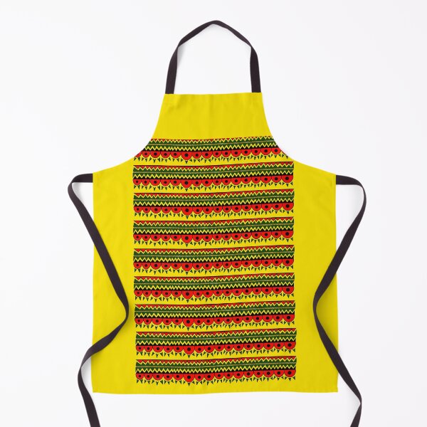Item preview, triangles and semicircles pattern - red and green designed and sold by TheBrambleBox.