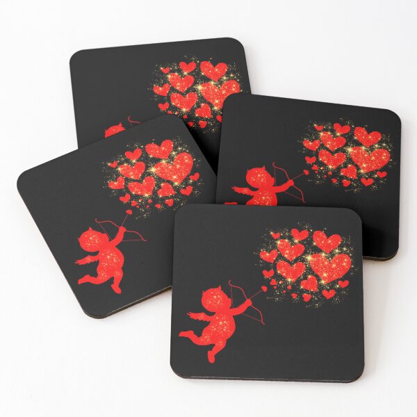 Item preview, Red cupid shoots heart designed and sold by Rbnano.