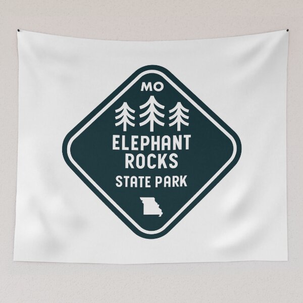 Item preview, Elephant Rocks State Park Missouri Rhombus designed and sold by bivenart.