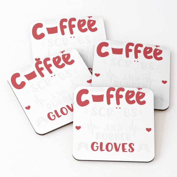 Item preview, Coffee Scrubs and Rubber Gloves Nurse, Registered Nurse Cofee Lover, Oncology Nurse, Nursing School Apparel, PACU nurse gift designed and sold by behindthefacts.
