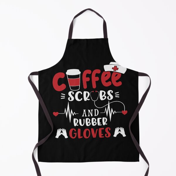 Item preview, Coffee Scrubs and Rubber Gloves Nurse, Registered Nurse Cofee Lover, Oncology Nurse, Nursing School Apparel, PACU nurse gift designed and sold by behindthefacts.