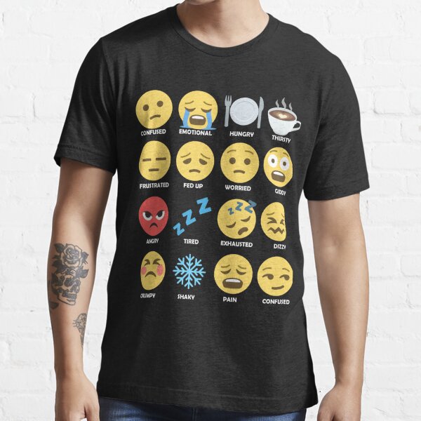 Diabetes Feelings In Emoji Emoticons Funny And Sarcastic Diabetes Feelings T Shirt By