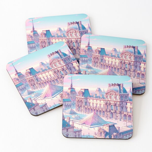 Item preview, Louvre Museum Illustration designed and sold by unrealartwork.