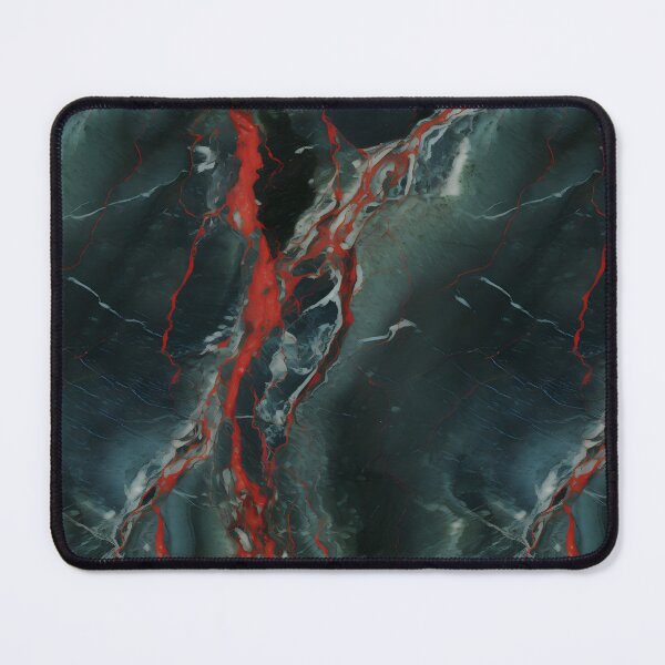 Item preview, Grey, Red and Silver Seamless Repeating Marble Pattern designed and sold by PeteRascal.