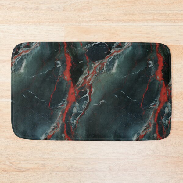 Item preview, Grey, Red and Silver Seamless Repeating Marble Pattern designed and sold by PeteRascal.