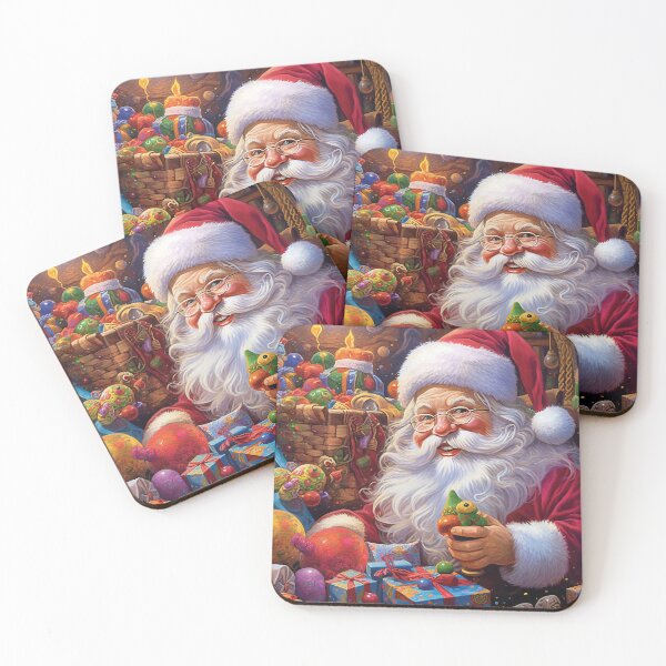 Item preview,  Santa Claus Oil painting Festive illustration Christmas 2023 designed and sold by Mickeymouse2023.