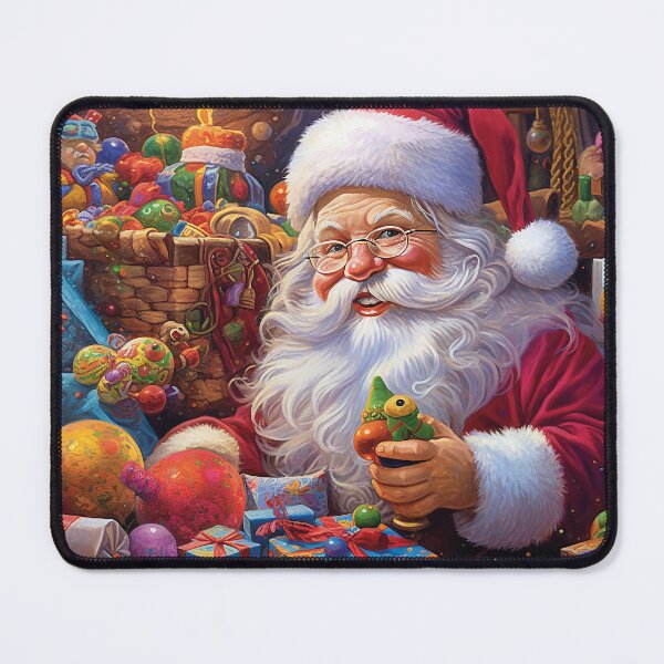 Item preview,  Santa Claus Oil painting Festive illustration Christmas 2023 designed and sold by Mickeymouse2023.